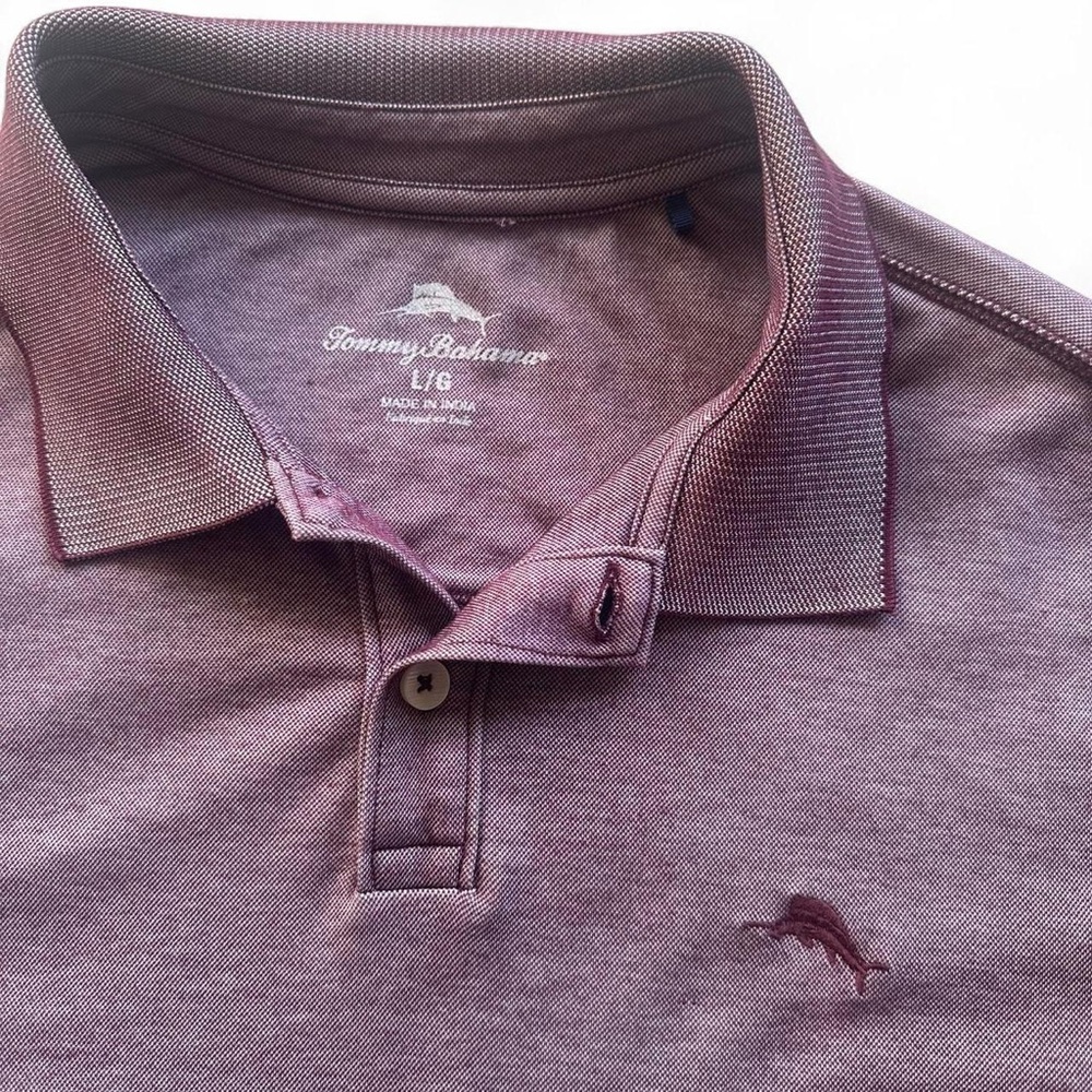 Tommy Bahama Men's Purple Polo Shirt